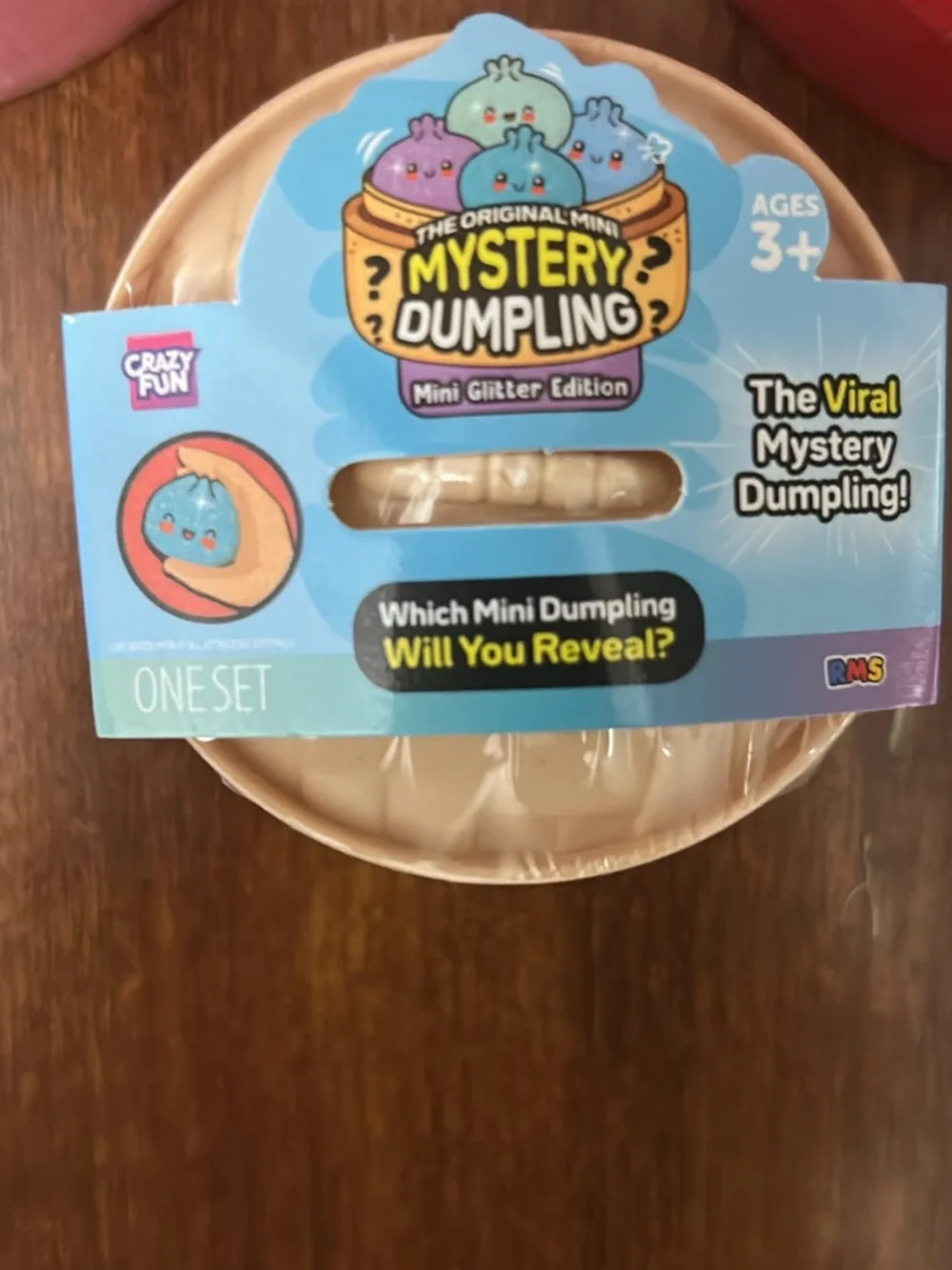 (3) Mystery Dumplings. Treasure Edition, Cotton Candy Ed and Mini Glitter Ed